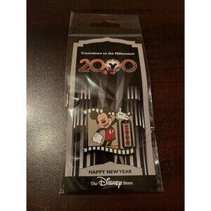 Disney Countdown To The Millennium Mickey Mouse Happy New Year 2000 #1 Pin‎